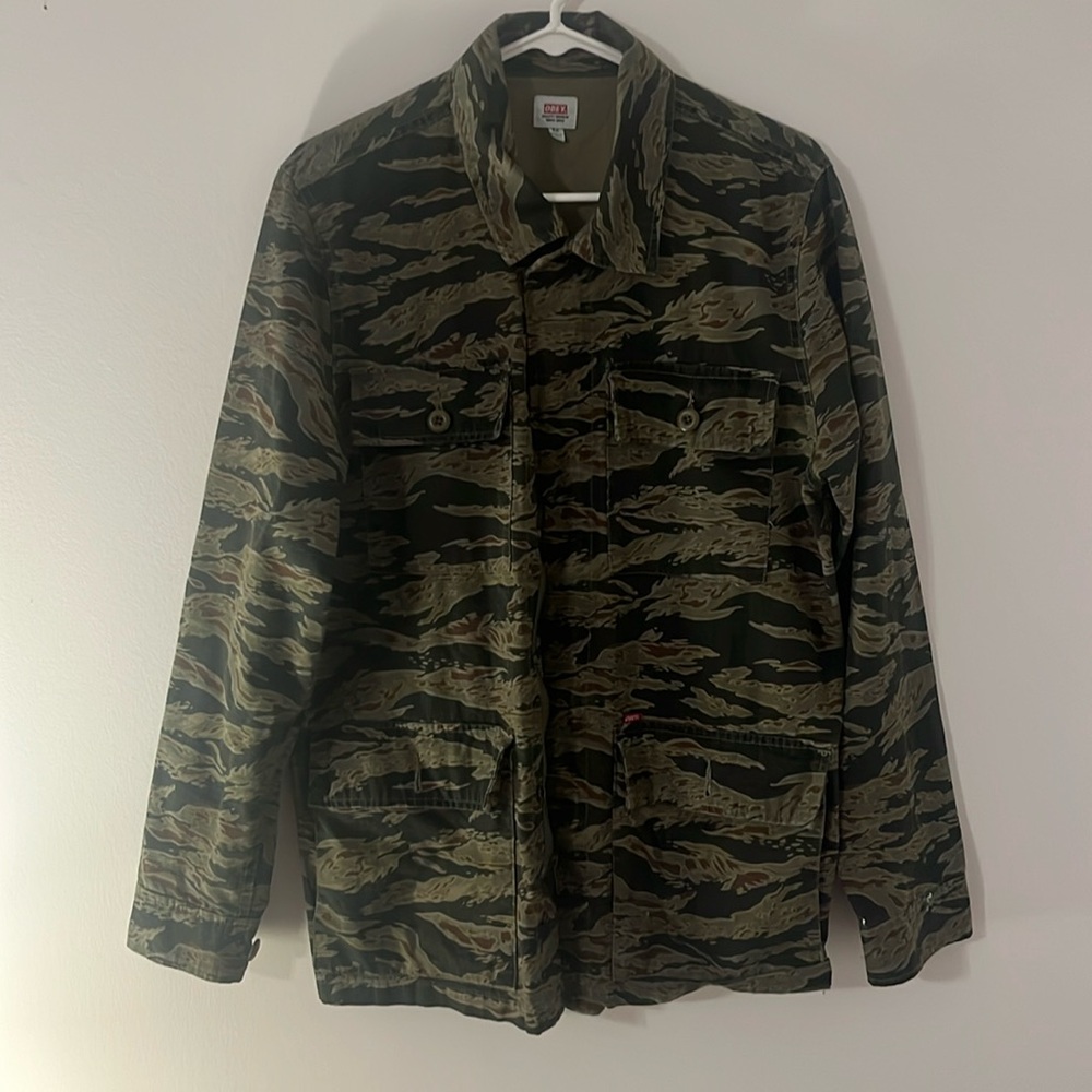 OBEY Light weight camouflage jacket